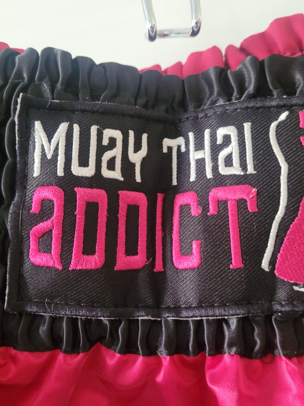 Women's Pink and Black Muay Thai Shorts
